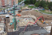 Применение АБН при заливке перекрытий